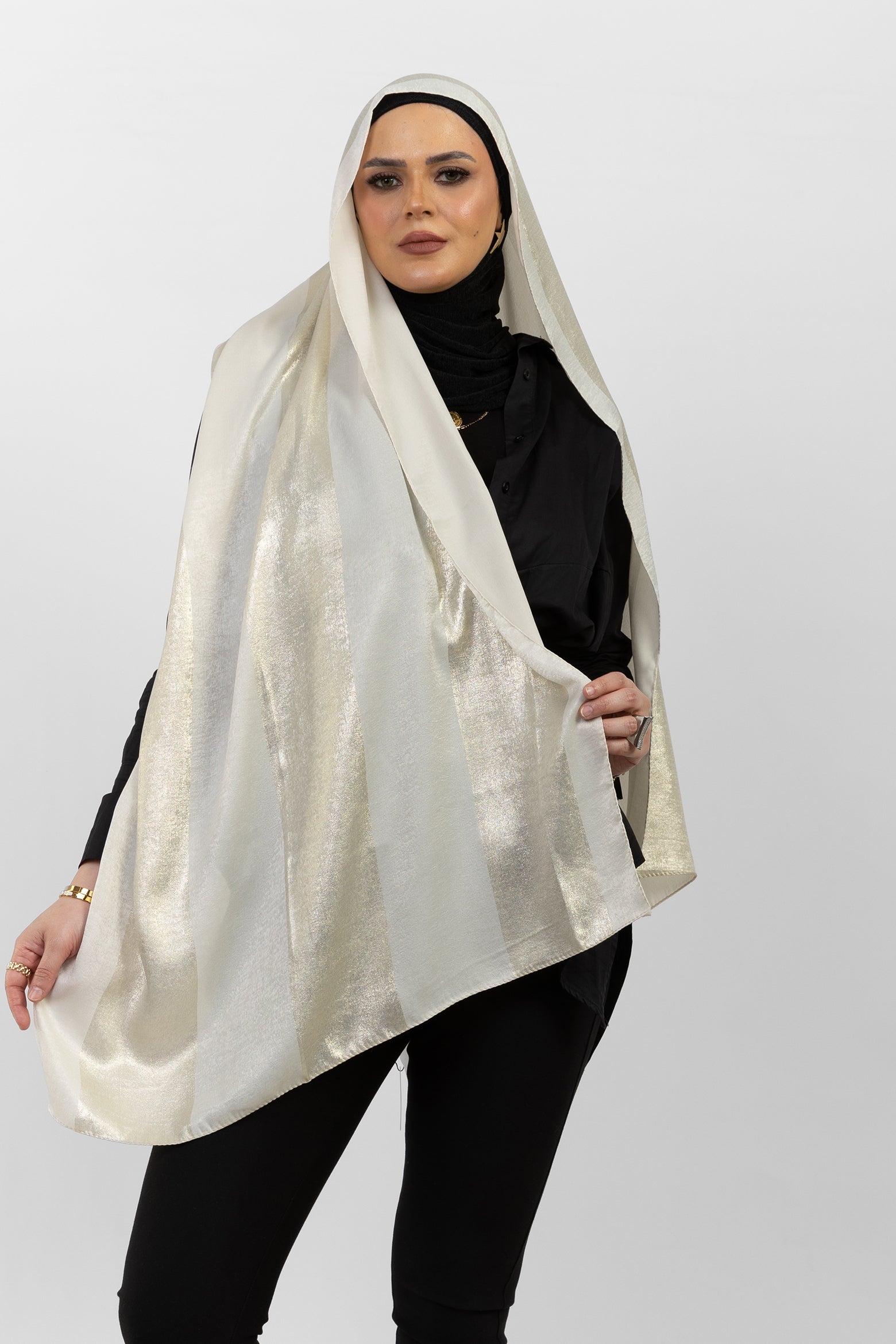 Shimmering Wide Stripe