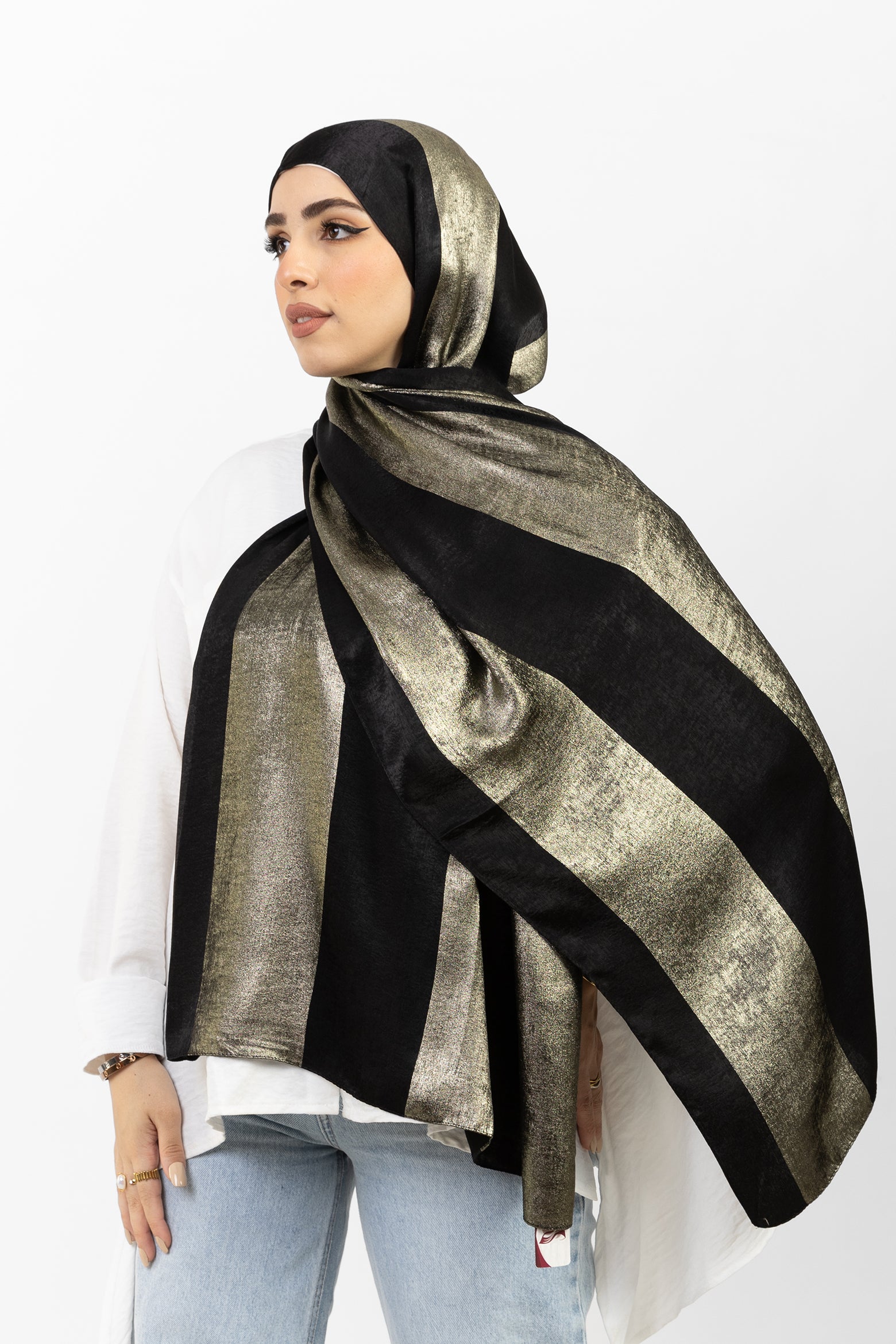 Shimmering Wide Stripe